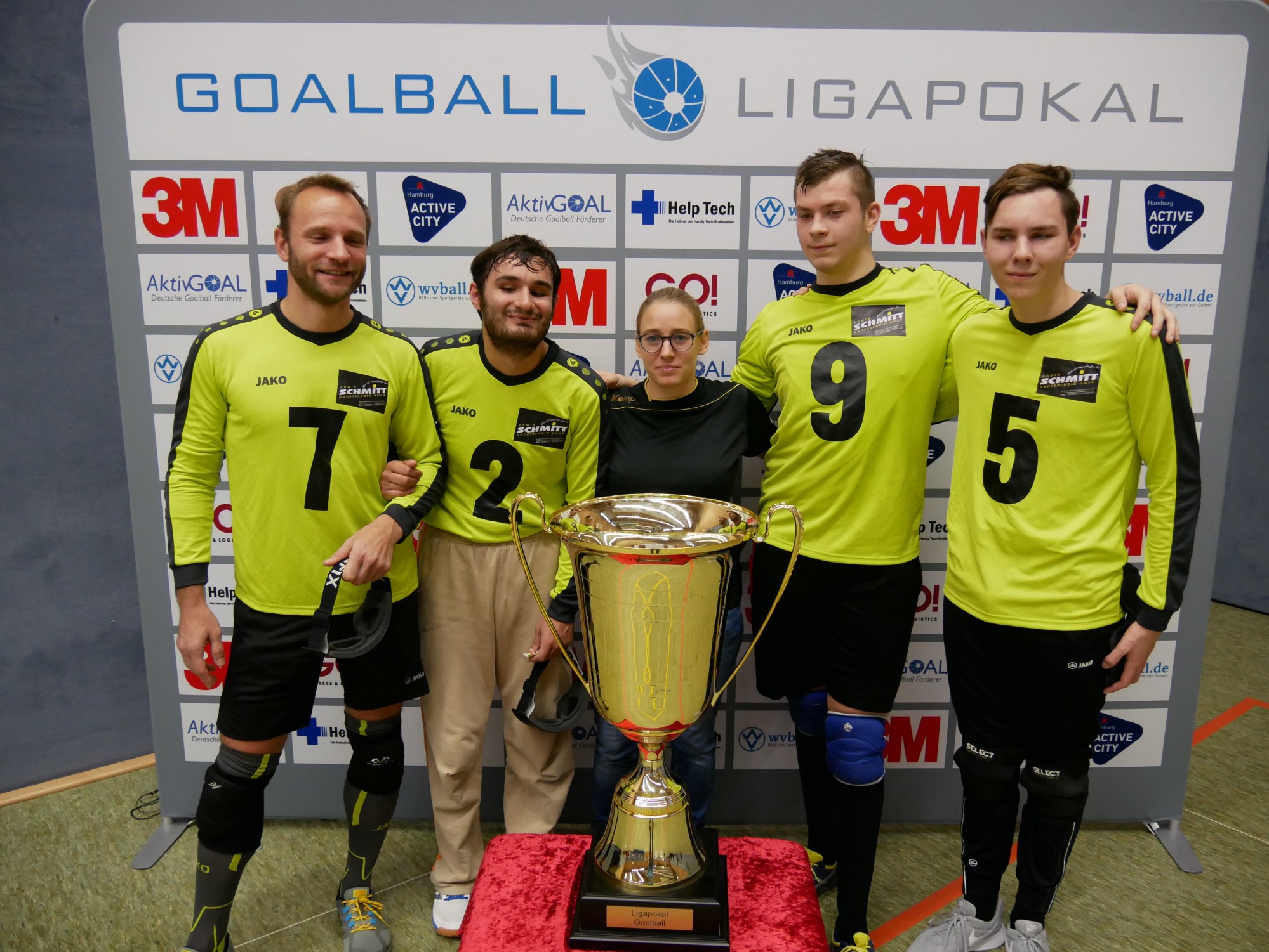 Ilvesheimer Goalballer als einziger Zweitligist beim Liga Pokal in Hamburg