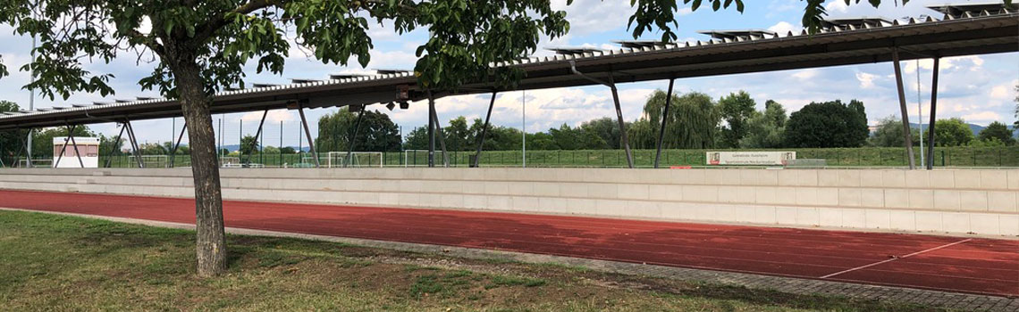 Leichtathletik Anlage der Spvgg03 Ilvesheim